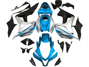 Light Blue and Silver OEM Style 2007-2008 CBR600RR Motorcycle Fairing