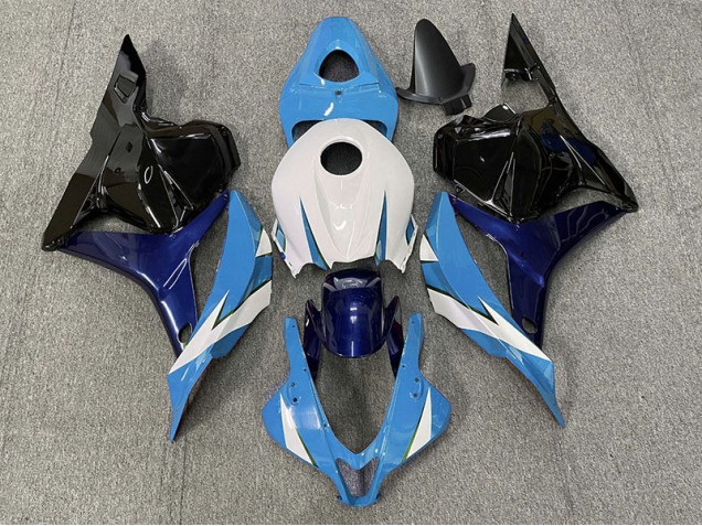 Light Blue and White 2009-2012 CBR600RR Motorcycle Fairing Light Blue and White 2009-2012 CBR600RR Motorcycle Fairing