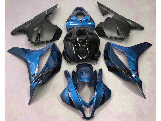 Light Blue with Black 2009-2012 CBR600RR Motorcycle Fairing Light Blue with Black 2009-2012 CBR600RR Motorcycle Fairing