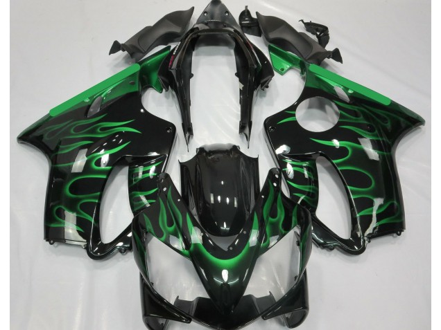 Light Green Flame 2004-2007 CBR600 F4i Motorcycle Fairing Light Green Flame 2004-2007 CBR600 F4i Motorcycle Fairing