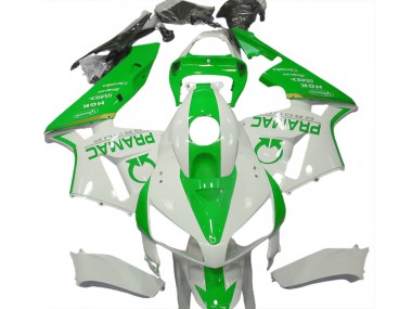 Light Green and White Pramac 2005-2006 CBR600RR Motorcycle Fairing