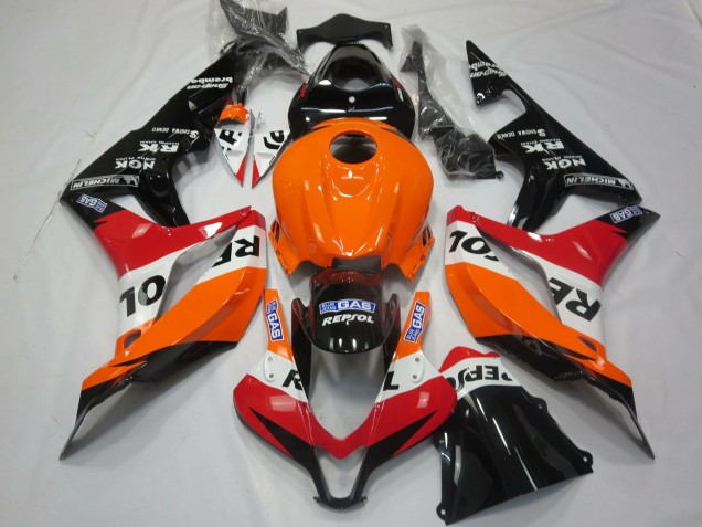 Light Orange Repsol 2007-2008 CBR600RR Motorcycle Fairing Light Orange Repsol 2007-2008 CBR600RR Motorcycle Fairing