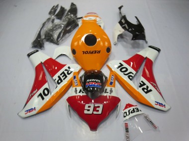 Light Orange Repsol 93 2008-2011 CBR1000RR Motorcycle Fairing