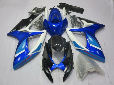 Light and Dark Blue 2006-2007 GSXR 600-750 Motorcycle Fairing