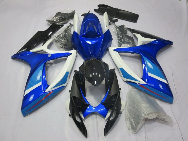 Light and Dark Blue 2006-2007 GSXR 600-750 Motorcycle Fairing Light and Dark Blue 2006-2007 GSXR 600-750 Motorcycle Fairing