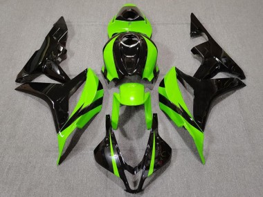 Lime Green and Black 2007-2008 CBR600RR Motorcycle Fairing
