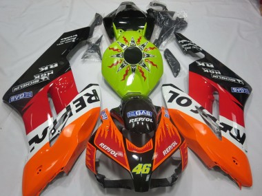Lime Rossi Repsol 2004-2005 CBR1000RR Motorcycle Fairing