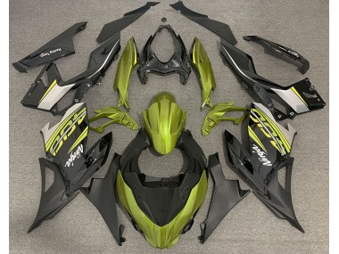 Liquid Yellow and Grey 2018-2023 Ninja 400 Motorcycle Fairing