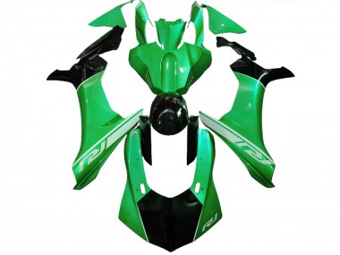 Lizard Green and Black 2015-2019 R1 Motorcycle Fairing