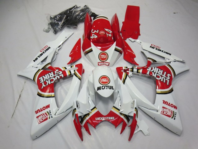 Lucky Strike 2006-2007 GSXR 600-750 Motorcycle Fairing Lucky Strike 2006-2007 GSXR 600-750 Motorcycle Fairing