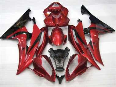 Maroon Black 2008-2016 R6 Motorcycle Fairing
