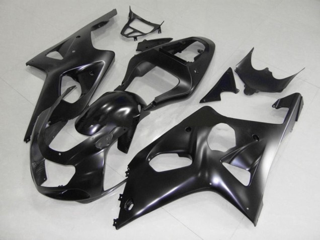 Matte Black 2000-2002 GSXR 1000 Motorcycle Fairing Matte Black 2000-2002 GSXR 1000 Motorcycle Fairing