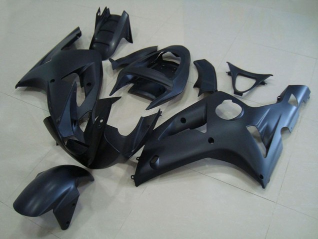 Matte Black 2003-2004 ZX6R Motorcycle Fairing Matte Black 2003-2004 ZX6R Motorcycle Fairing