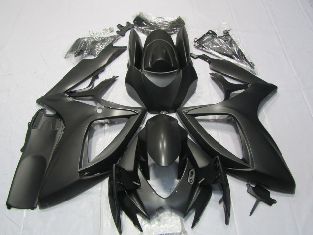 Matte Black 2006-2007 GSXR 600-750 Motorcycle Fairing Matte Black 2006-2007 GSXR 600-750 Motorcycle Fairing