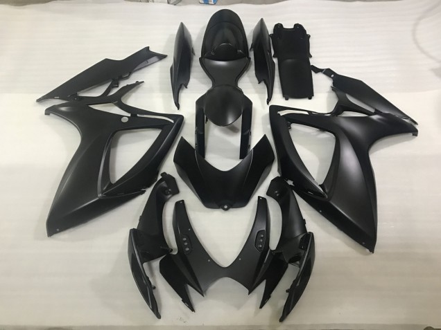 Matte Black 2006-2007 GSXR 600-750 Motorcycle Fairing Matte Black 2006-2007 GSXR 600-750 Motorcycle Fairing