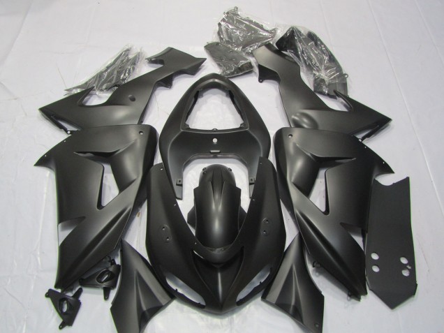 Matte Black 2006-2007 ZX10R Motorcycle Fairing Matte Black 2006-2007 ZX10R Motorcycle Fairing