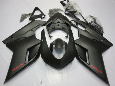 Matte Black 2007-2014 Ducati 848 1098 1198 Motorcycle Fairing