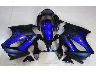 Matte Black & Blue 2002-2012 VFR800 Motorcycle Fairing