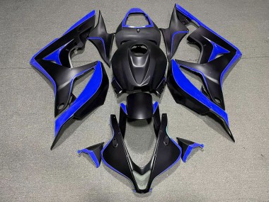 Matte Black & Blue 2007-2008 CBR600RR Motorcycle Fairing