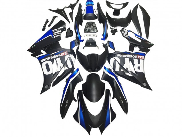 Matte Black & Blue 2017-2023 GSXR 1000 Motorcycle Fairing Matte Black & Blue 2017-2023 GSXR 1000 Motorcycle Fairing