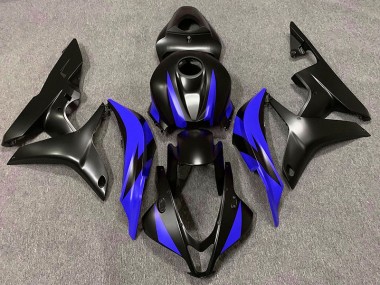 Matte Black & Blue Design 2007-2008 CBR600RR Motorcycle Fairing