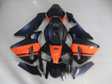 Matte Black & Gloss Orange 2005-2006 CBR600RR Motorcycle Fairing