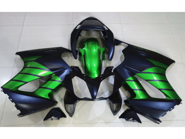 Matte Black & Green 2002-2012 VFR800 Motorcycle Fairing Matte Black & Green 2002-2012 VFR800 Motorcycle Fairing