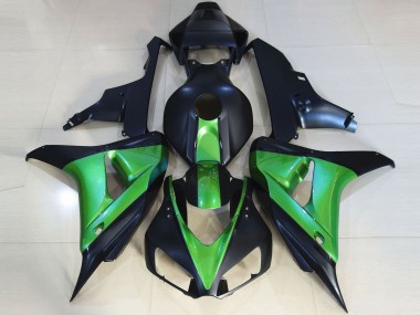Matte Black & Green 2006-2007 CBR1000RR Motorcycle Fairing