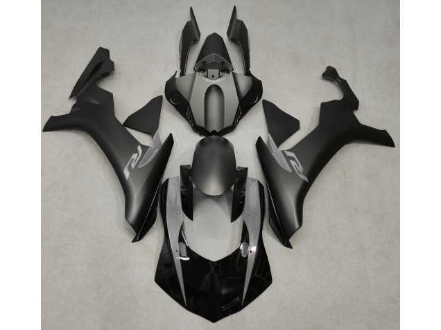 Matte Black & Grey 2015-2019 R1 Motorcycle Fairing Matte Black & Grey 2015-2019 R1 Motorcycle Fairing