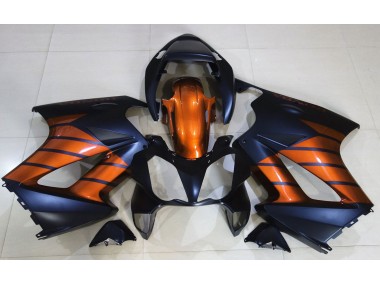 Matte Black & Orange 2002-2012 VFR800 Motorcycle Fairing