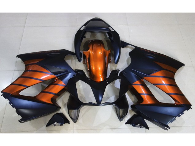 Matte Black & Orange 2002-2012 VFR800 Motorcycle Fairing Matte Black & Orange 2002-2012 VFR800 Motorcycle Fairing