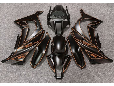 Matte Black & Orange Lining 2011-2015 ZX10R Motorcycle Fairing