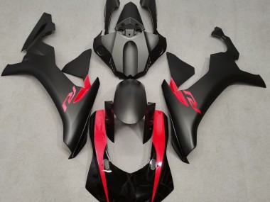 Matte Black & Pearl Red 2015-2019 R1 Motorcycle Fairing