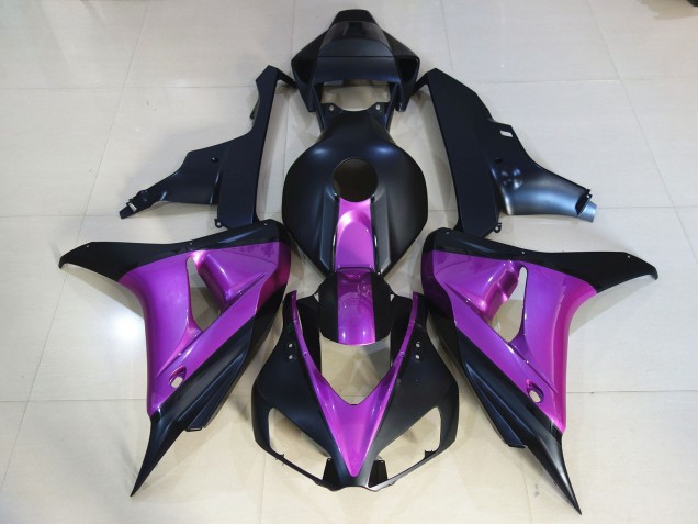 Matte Black Purple 2006-2007 CBR1000RR Motorcycle Fairing Matte Black Purple 2006-2007 CBR1000RR Motorcycle Fairing