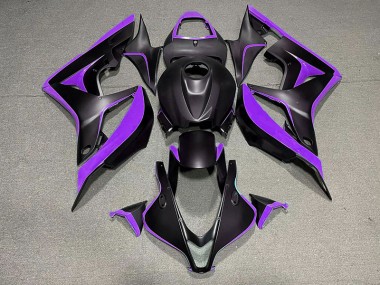 Matte Black & Purple 2007-2008 CBR600RR Motorcycle Fairing