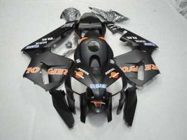 Matte Black Repsol 2003-2004 CBR600RR Motorcycle Fairing