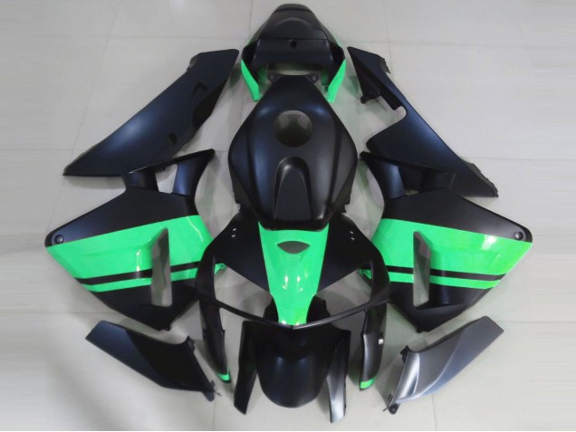 Matte Black & Special Green 2005-2006 CBR600RR Motorcycle Fairing Matte Black & Special Green 2005-2006 CBR600RR Motorcycle Fairing