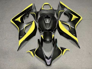 Matte Black & Yellow 2007-2008 CBR600RR Motorcycle Fairing