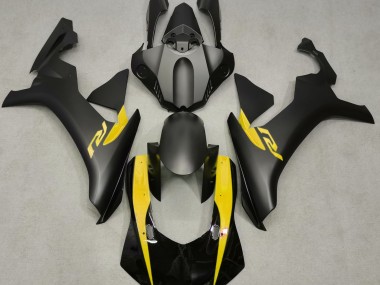 Matte Black & Yellow 2015-2019 R1 Motorcycle Fairing