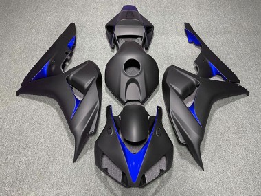 Matte Black and Blue 2006-2007 CBR1000RR Motorcycle Fairing