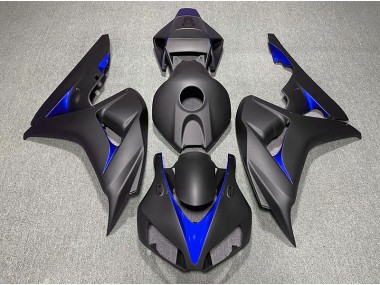Matte Black and Blue 2006-2007 CBR1000RR Motorcycle Fairing