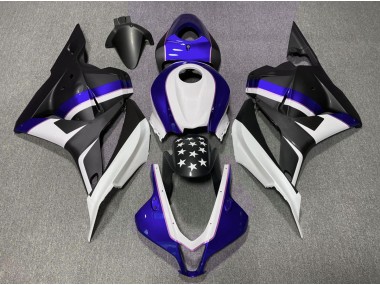Matte Black and Dark Blue Star 2009-2012 CBR600RR Motorcycle Fairing