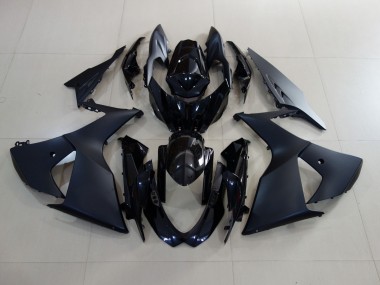 Matte Black and Gloss Black 2009-2016 GSXR 1000 Motorcycle Fairing