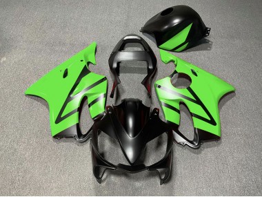 Matte Black and Green 2001-2003 CBR600 F4i Motorcycle Fairing