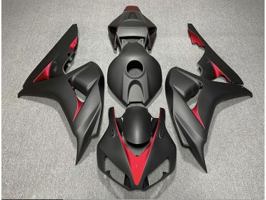 Matte Black and Light Blue 2006-2007 CBR1000RR Motorcycle Fairing