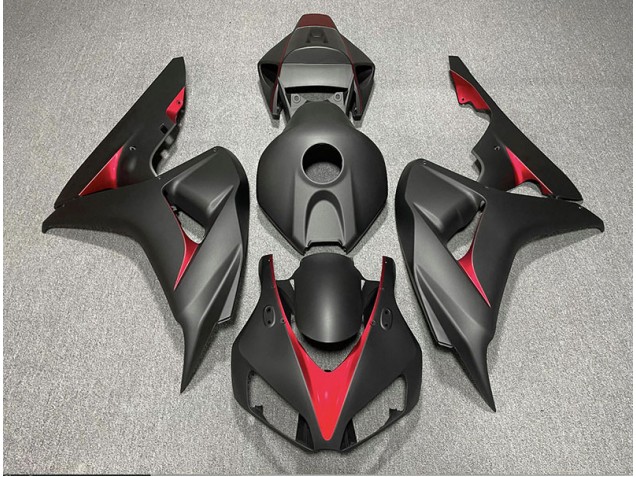Matte Black and Light Blue 2006-2007 CBR1000RR Motorcycle Fairing Matte Black and Light Blue 2006-2007 CBR1000RR Motorcycle Fairing