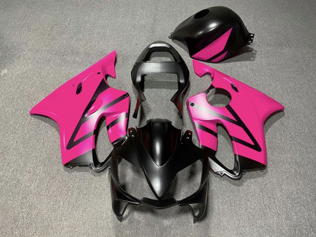 Matte Black and Pink 2001-2003 CBR600 F4i Motorcycle Fairing Matte Black and Pink 2001-2003 CBR600 F4i Motorcycle Fairing