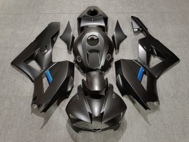 Matte Black w Blue 2013-2023 CBR600RR Motorcycle Fairing