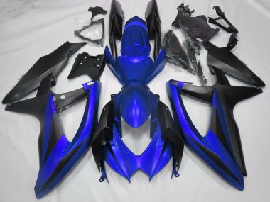Matte Blue No R 2008-2010 GSXR 600-750 Motorcycle Fairing