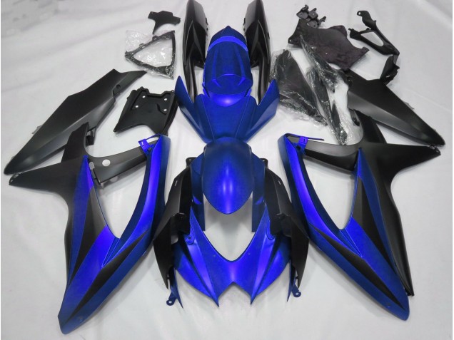 Matte Blue No R 2008-2010 GSXR 600-750 Motorcycle Fairing Matte Blue No R 2008-2010 GSXR 600-750 Motorcycle Fairing